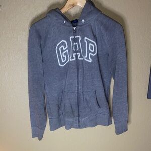 GAP Kids Charcoal Zip-Up Hoodie